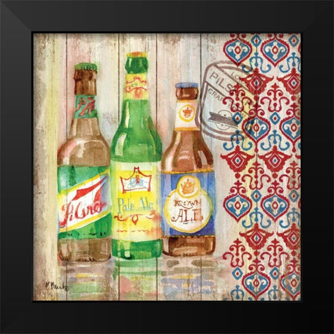 Bellevue Beer II Black Modern Wood Framed Art Print by Brent, Paul
