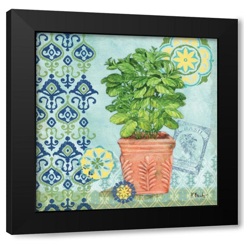 Garden to Table I Black Modern Wood Framed Art Print by Brent, Paul