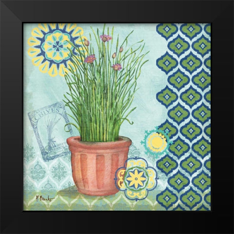 Garden to Table III Black Modern Wood Framed Art Print by Brent, Paul