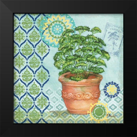 Garden to Table IV Black Modern Wood Framed Art Print by Brent, Paul