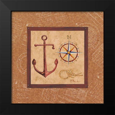 Newport I Black Modern Wood Framed Art Print by Brent, Paul