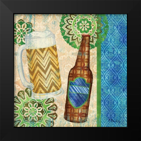 Bright Brew I Black Modern Wood Framed Art Print by Brent, Paul