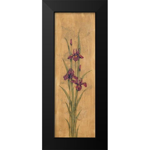 Iris of Delos I Black Modern Wood Framed Art Print by Brent, Paul