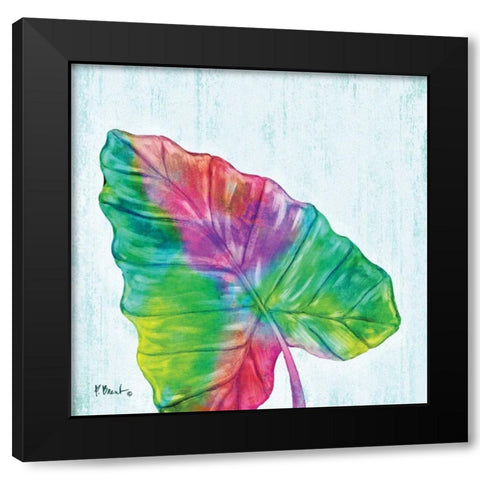 Prism Palm III Black Modern Wood Framed Art Print by Brent, Paul