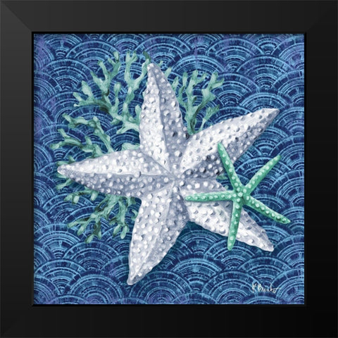 Silverplate Shells IV Black Modern Wood Framed Art Print by Brent, Paul