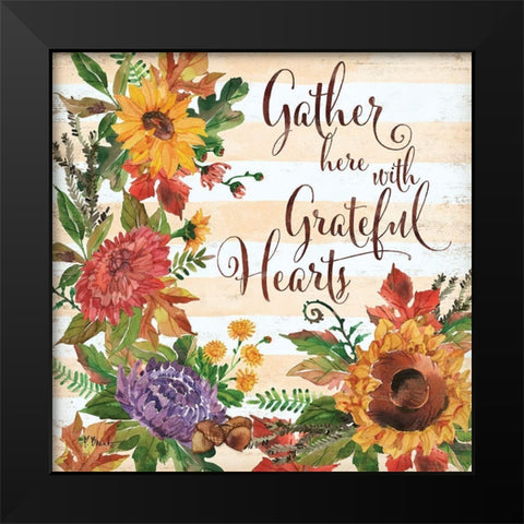 Juliette Inspiration Fall Black Modern Wood Framed Art Print by Brent, Paul