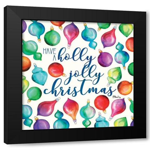 Holiday Inspiration II Black Modern Wood Framed Art Print with Double Matting by Brent, Paul