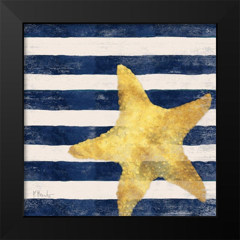 Savvy Shore II Black Modern Wood Framed Art Print by Brent, Paul