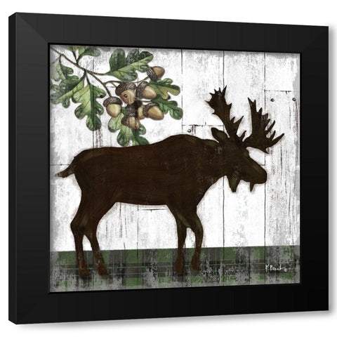 Wildwood Lodge III Black Modern Wood Framed Art Print with Double Matting by Brent, Paul