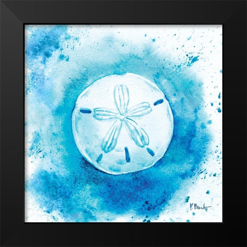 Aqueous Shells I Black Modern Wood Framed Art Print by Brent, Paul