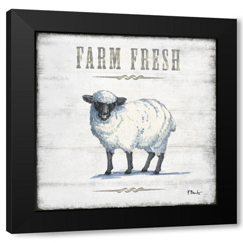 Farmhouse Fresh IV Black Modern Wood Framed Art Print with Double Matting by Brent, Paul