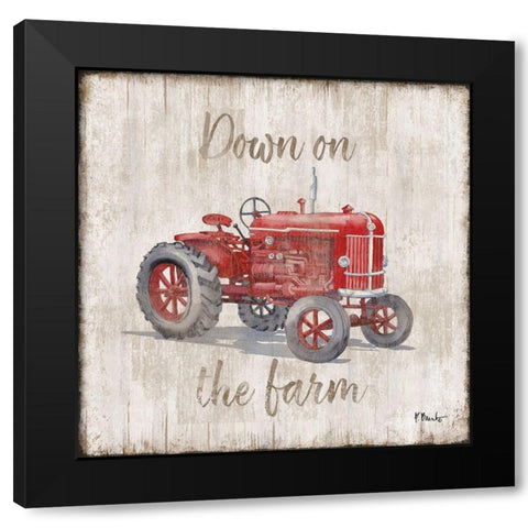 Land Drifter II Black Modern Wood Framed Art Print with Double Matting by Brent, Paul