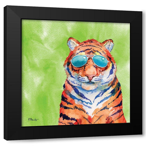 Sunny Farm VI Black Modern Wood Framed Art Print by Brent, Paul