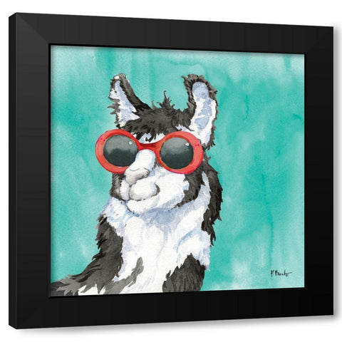 Sunny Farm VIII Black Modern Wood Framed Art Print by Brent, Paul