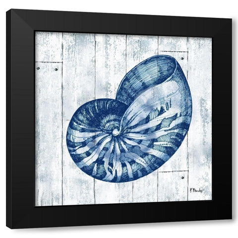 Coastal Timberland II Black Modern Wood Framed Art Print by Brent, Paul