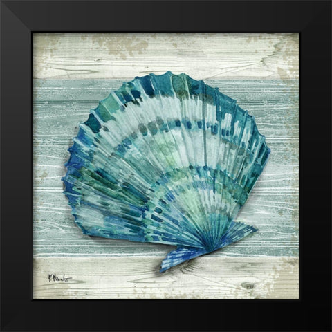 Northpoint Shells II Black Modern Wood Framed Art Print by Brent, Paul