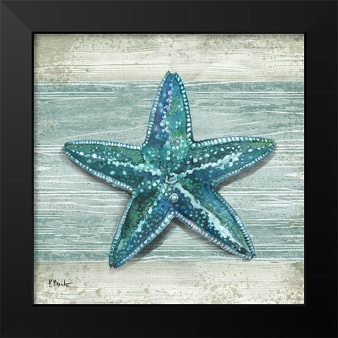 Northpoint Shells VII Black Modern Wood Framed Art Print by Brent, Paul