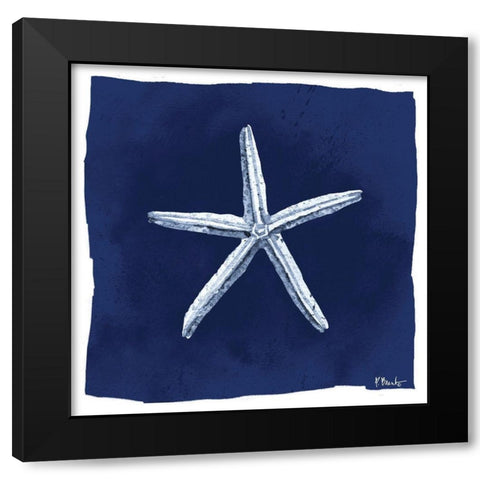 Dark Sea Ii Black Modern Wood Framed Art Print by Brent, Paul