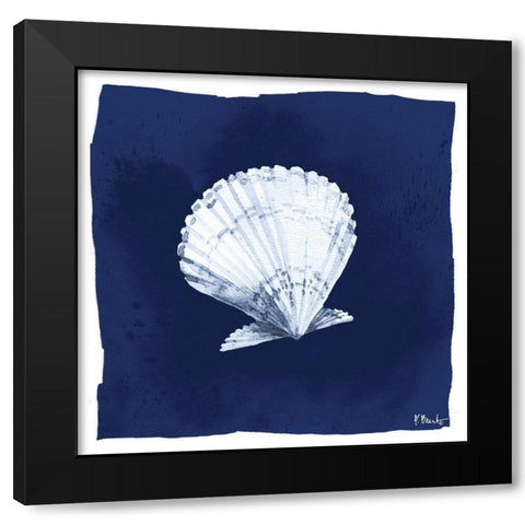 Dark Sea III Black Modern Wood Framed Art Print by Brent, Paul