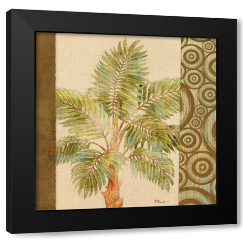 Parlor Palm II Black Modern Wood Framed Art Print with Double Matting by Brent, Paul