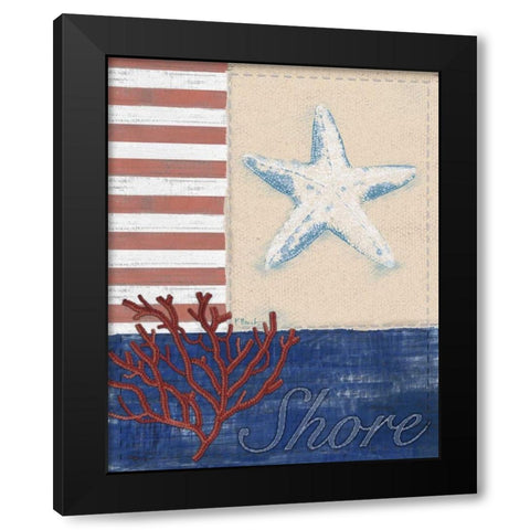 American Coastal III Black Modern Wood Framed Art Print by Brent, Paul