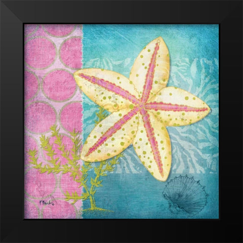Fantasy Reef I Black Modern Wood Framed Art Print by Brent, Paul