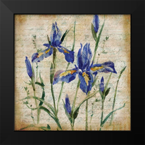 Poetic Garden IV Black Modern Wood Framed Art Print by Brent, Paul