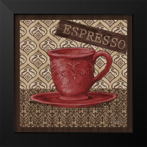 Barista II Black Modern Wood Framed Art Print by Brent, Paul