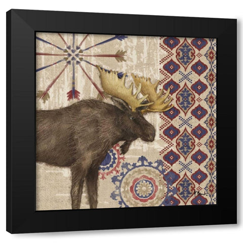 Highlands Ranch II Black Modern Wood Framed Art Print with Double Matting by Brent, Paul