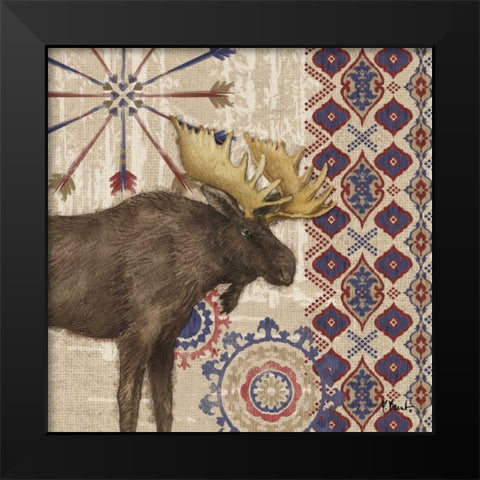 Highlands Ranch II Black Modern Wood Framed Art Print by Brent, Paul