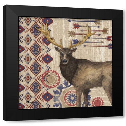 Highlands Ranch III Black Modern Wood Framed Art Print with Double Matting by Brent, Paul