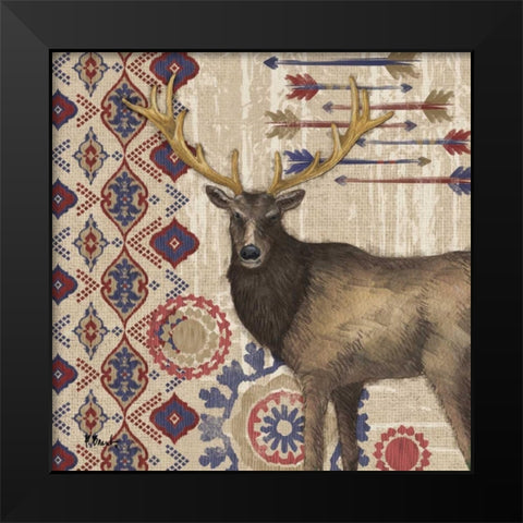 Highlands Ranch III Black Modern Wood Framed Art Print by Brent, Paul