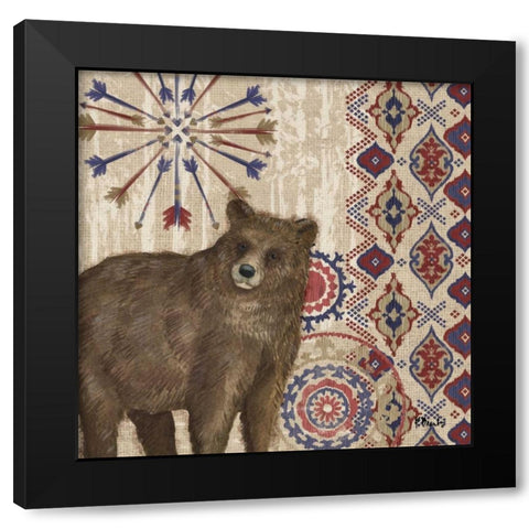 Highlands Ranch IV Black Modern Wood Framed Art Print with Double Matting by Brent, Paul