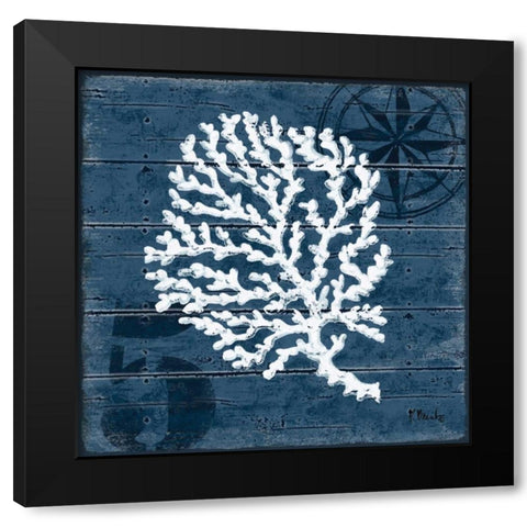 Cape Coral II Black Modern Wood Framed Art Print with Double Matting by Brent, Paul