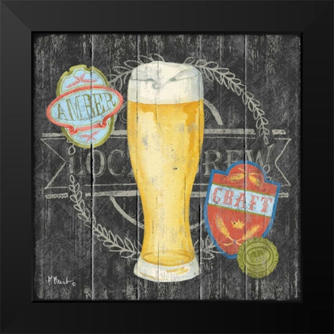 Craft Brew I Black Modern Wood Framed Art Print by Brent, Paul