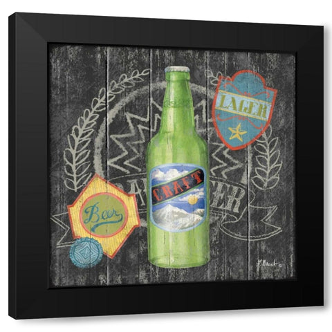 Craft Brew II Black Modern Wood Framed Art Print with Double Matting by Brent, Paul