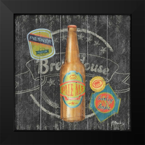 Craft Brew III Black Modern Wood Framed Art Print by Brent, Paul