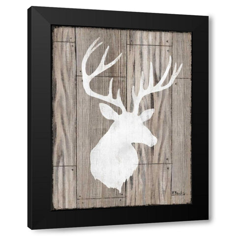 Greystone Lodge I Black Modern Wood Framed Art Print with Double Matting by Brent, Paul