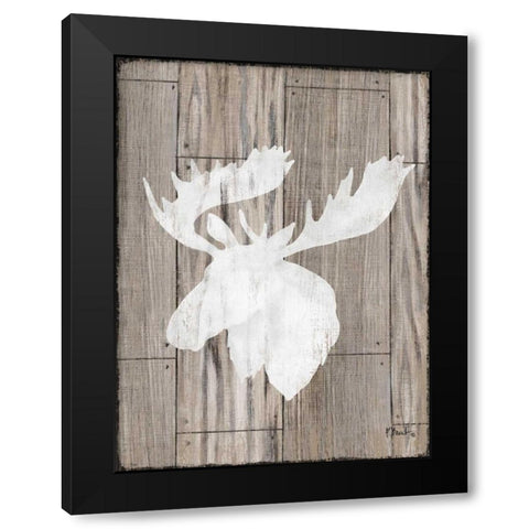 Greystone Lodge II Black Modern Wood Framed Art Print by Brent, Paul