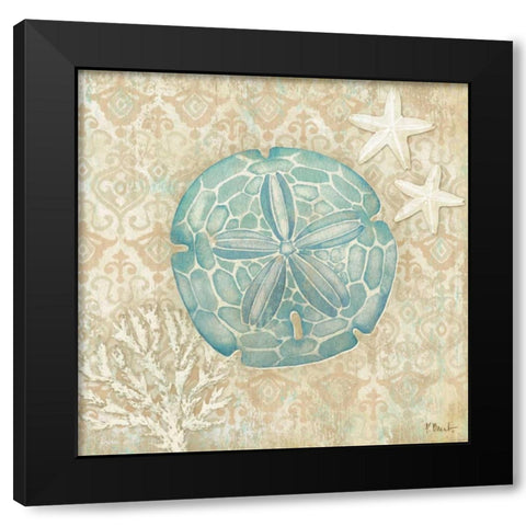 Laguna Shells IV Black Modern Wood Framed Art Print with Double Matting by Brent, Paul