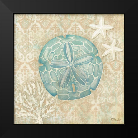 Laguna Shells IV Black Modern Wood Framed Art Print by Brent, Paul