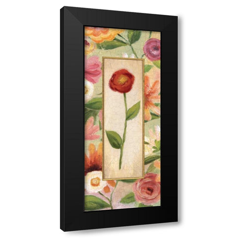 Sweet Romance Panel III Black Modern Wood Framed Art Print with Double Matting by Brissonnet, Daphne