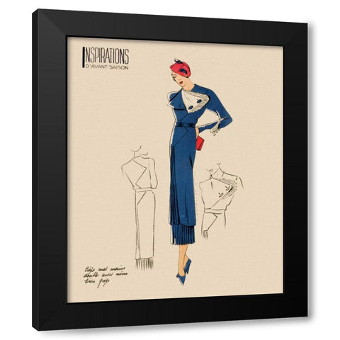 Inspirations I Black Modern Wood Framed Art Print by Berman, Susan