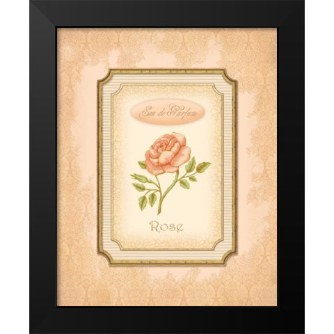 Eau de Parfum I Black Modern Wood Framed Art Print by Corbin, Delphine