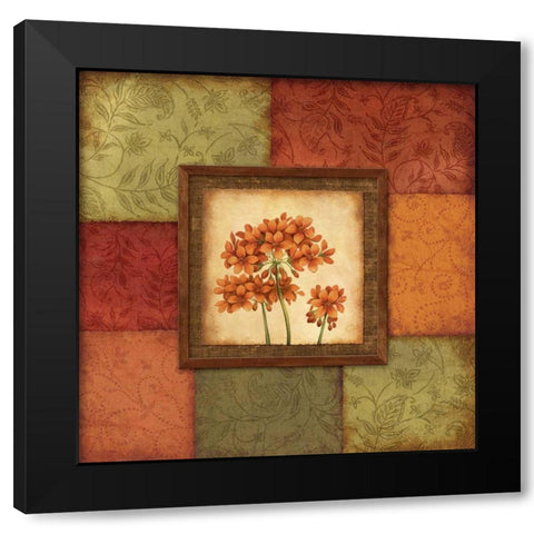 Serenity I Black Modern Wood Framed Art Print with Double Matting by Corbin, Delphine