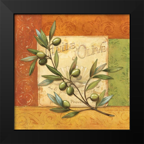 Olives du Midi I Black Modern Wood Framed Art Print by Corbin, Delphine