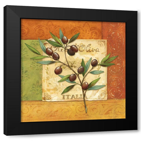 Olives du Midi II Black Modern Wood Framed Art Print by Corbin, Delphine