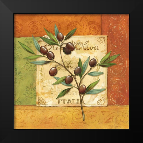 Olives du Midi II Black Modern Wood Framed Art Print by Corbin, Delphine
