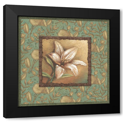 Spirits Quartet I Black Modern Wood Framed Art Print by Corbin, Delphine