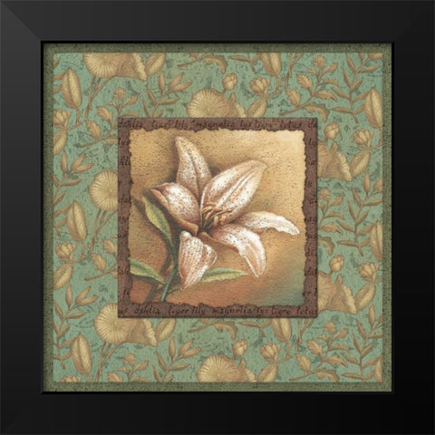 Spirits Quartet I Black Modern Wood Framed Art Print by Corbin, Delphine